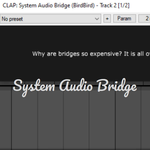 Birds Audio Bridge for Reaper