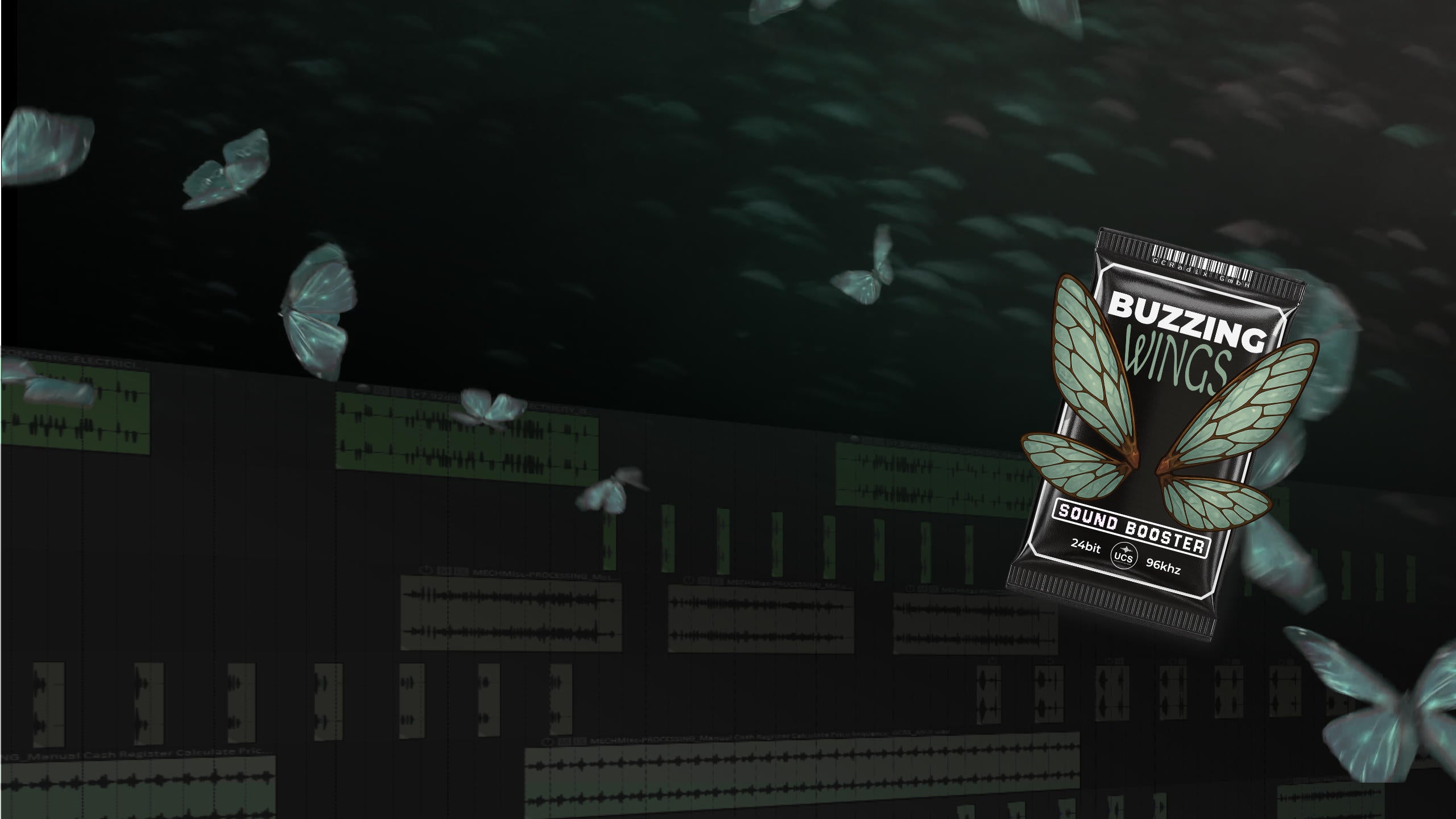 Sound Booster Buzzing Wings Promo Title
