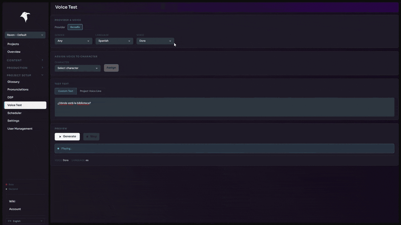 voice link feature overview